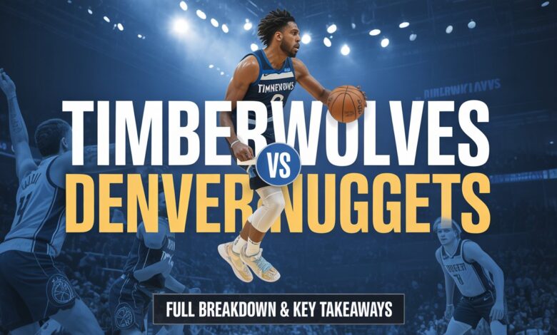timberwolves vs denver nuggets match player stats